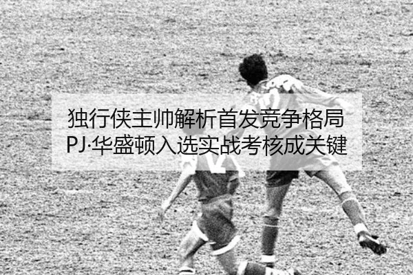 独行侠主帅解析首发竞争格局 PJ·华盛顿入选实战考核成关键